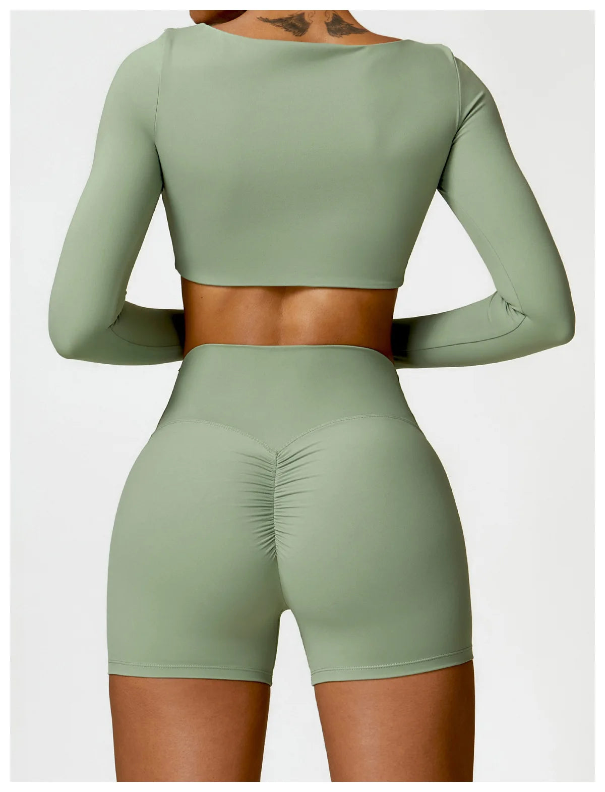 Dry Long Sleeve Shorts Set