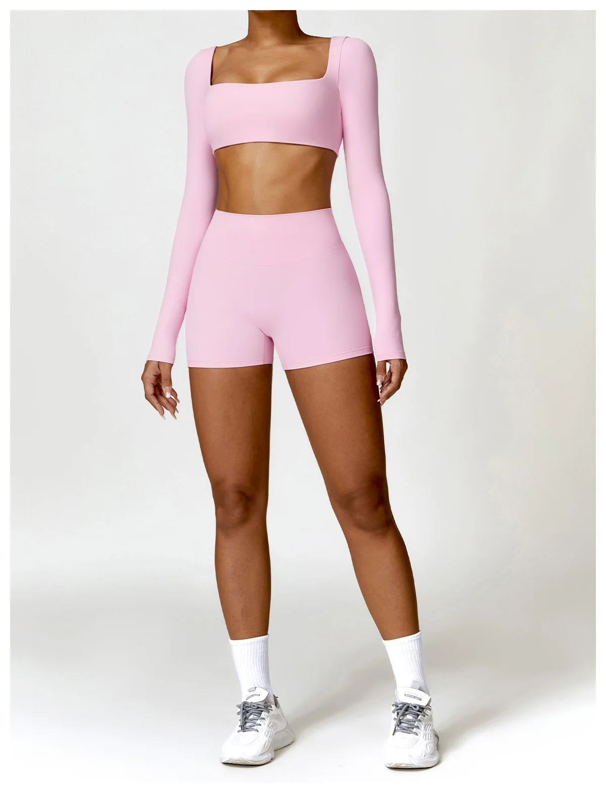 Dry Long Sleeve Shorts Set