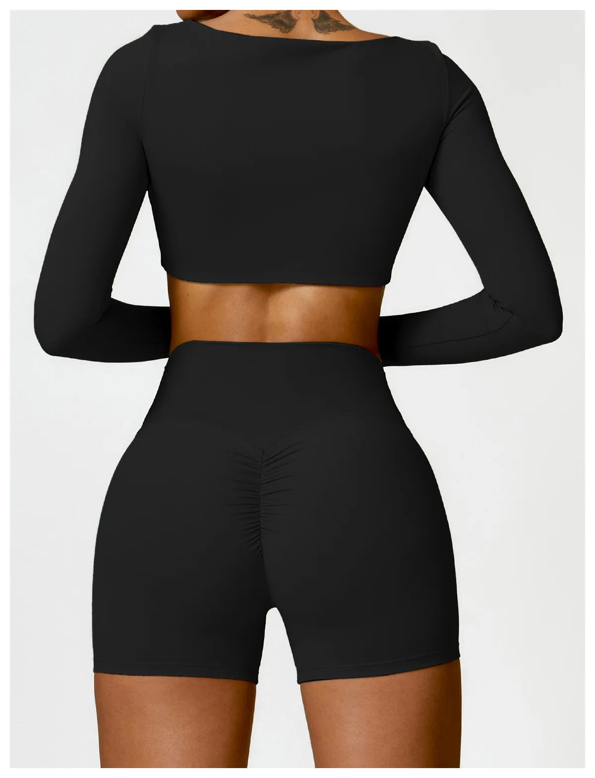 Dry Long Sleeve Shorts Set