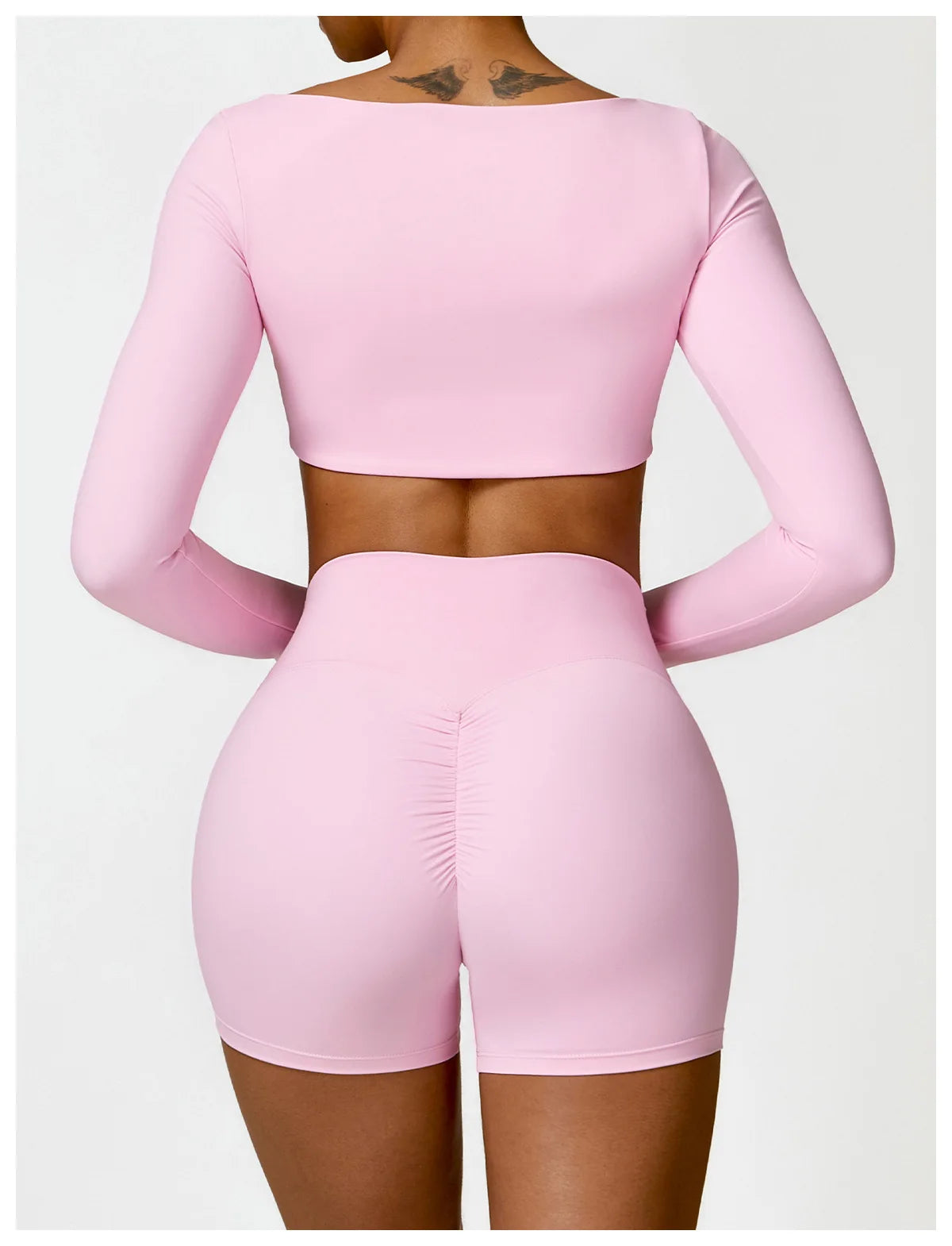 Dry Long Sleeve Shorts Set