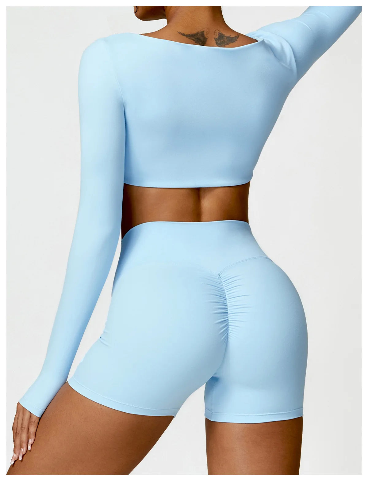 Dry Long Sleeve Shorts Set