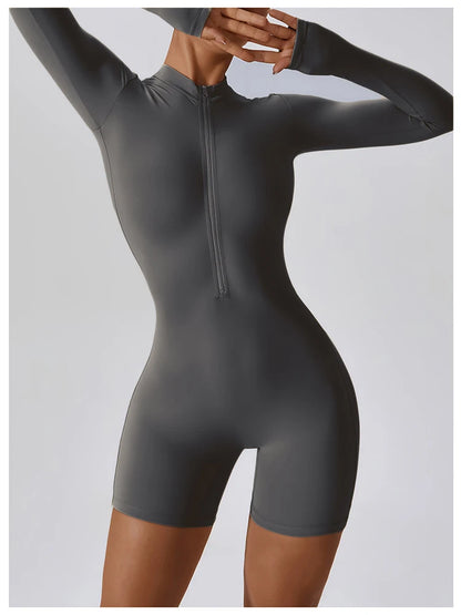 FlexZip Long Sleeve One-Piece