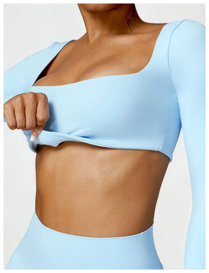 Dry Long Sleeve Shorts Set