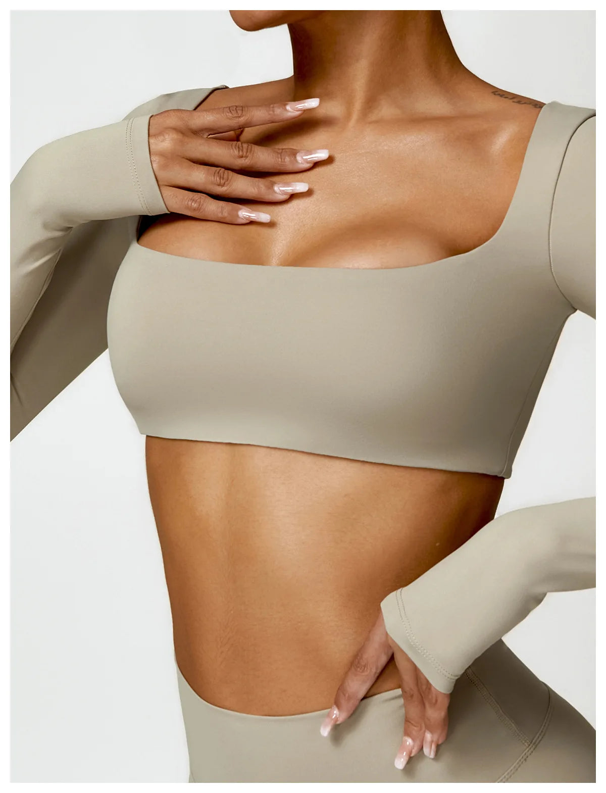 Dry Long Sleeve Shorts Set