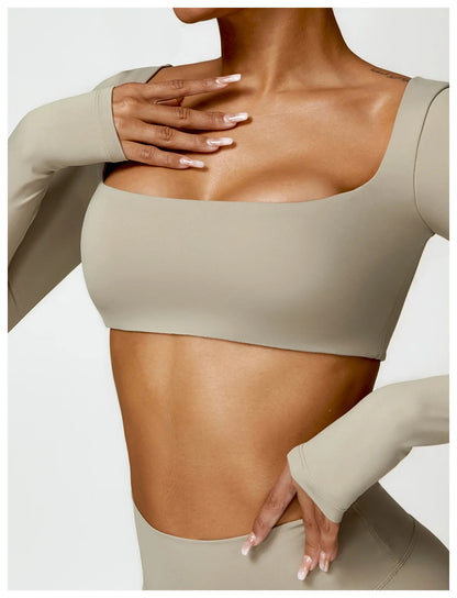 Dry Long Sleeve Shorts Set